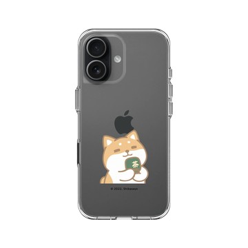 iPhone 17 Clear Case（相機按鈕） 透明 - 柴語錄 Shiba Says - 來一杯茶吧!廢柴