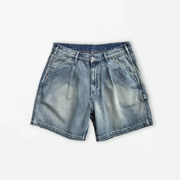 MADNESS DENIM PAINTER SHORTS 余文樂同款