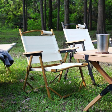 【AOTTO】戶外輕量折疊椅 克米特露營椅-黑色(RO-008BK)