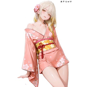 【12月新品】07-109-0052 人物貼紙 性感和服女孩