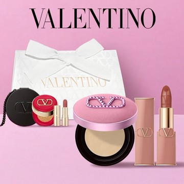 💓520禮物獨家【VALENTINO】夢境粉氣墊+奢光裸管唇 ｜女生送禮｜快速出貨｜生日禮物
