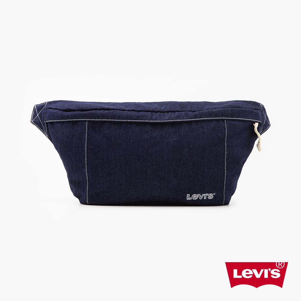 Levis 男女同款 義式簡約丹寧肩背包 / 精工刺繡Logo 人氣新品