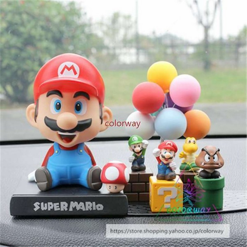 車飾り 車内 装飾置物 Mario 飾り物 インテリア アクセサリー 室内装飾 贈り物 萌え 倒れない お洒落 ギフト プレゼント 車載用 可愛い 通販 Lineポイント最大get Lineショッピング