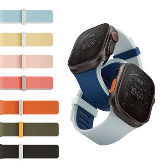 UNIQ Apple Watch 錶帶 蘋果錶帶 Revix 4th 雙色矽膠磁吸錶帶 49 46 44 42 41