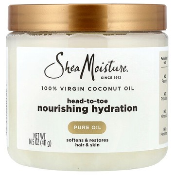 SheaMoisture, 全初榨椰子油，14.5 盎司（411 克）