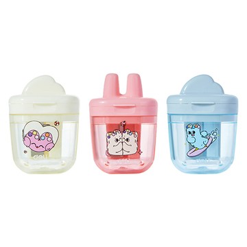 得力Deli PUPUBABY附蓋削鉛筆器ER01300B/混色出貨