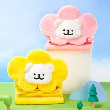 Maltese線條小狗 空調毯