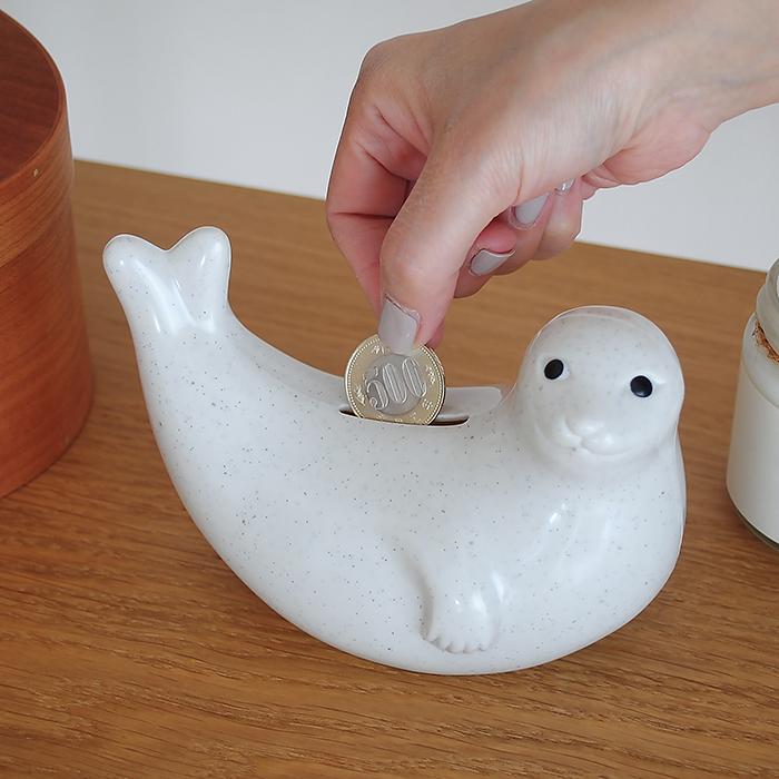 貯金箱 アザラシ  Seal Piggy Bank