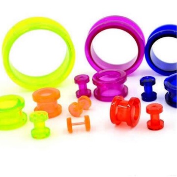 B30 透明耳擴器【26~36mm】防敏 阿凡達 體環 穿刺藝術 透明中空款 亞克力擴耳器