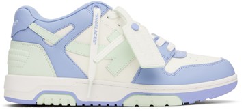 Off-White 蓝色 & 灰白色 Out Of Office Tricolor 运动鞋