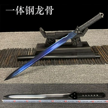 龍泉市影視劍一體錳鋼漢劍收藏鎮宅戶外防身劍冷兵器未開刃