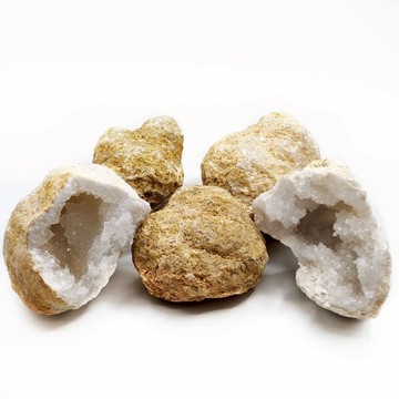 小廢物俱樂部 水晶原石 水晶球原礦 親子科普教材 瑪瑙聚寶盆 方解石 交換禮物 生日禮物