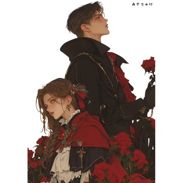 【2 月新品 3】07-113-0060 人物貼紙 兩人 Fantasy 系