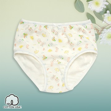 anny pepe 女童純棉假日時光三角褲-米100~150