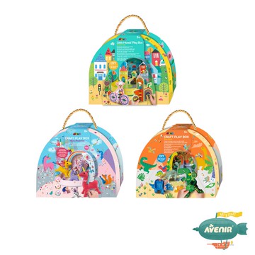 德國 Avenir Kids - 創意手作玩樂組-恐龍世界/動物小鎮/繽紛獨角獸