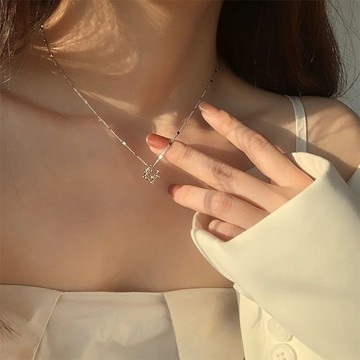 免運🔮立方體幾何項鍊女ins不掉色輕奢小衆氣質高級感鎖骨鏈溫柔閨蜜酷韓國 小眾 設計 質感 項鍊 頸鍊 簡約 鎖骨鏈