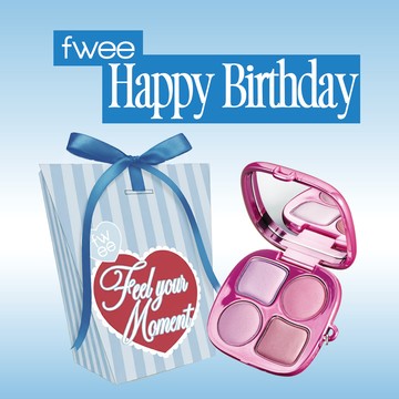 快速出貨【fwee】生日快樂🎂Pocket腮紅盤(獨家組合)