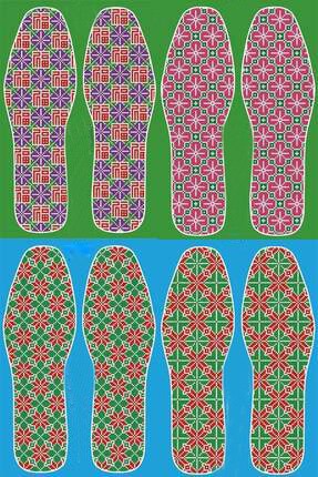 2020手工鞋墊圖紙花樣圖紙 幾何圖案 刺繡 新款圖紙 圖樣 紙樣子