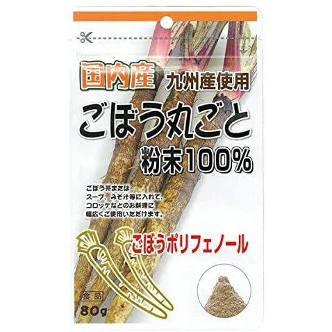 国内産ごぼう丸ごと粉末100% 80g