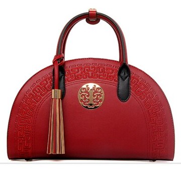 現貨+預購 貝殼包 手提包 -傳統復古中國風流蘇女包包 4色72an13【獨家進口】【米蘭精品】