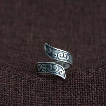 S990。雲繞 銀戒 | SH