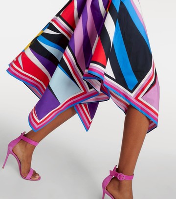 Pucci Cigni halterneck cotton midi dress