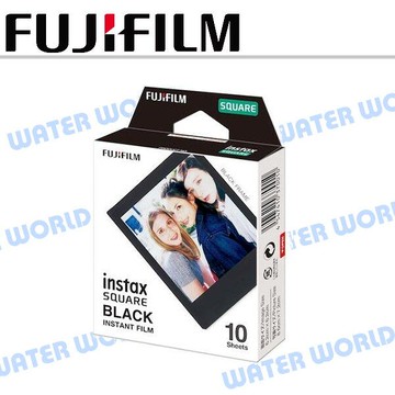 FUJIFILM 富士 INSTAX SQUARE SQ10 SQ6 黑色邊框 黑框 方型底片【中壢NOVA-水世界】