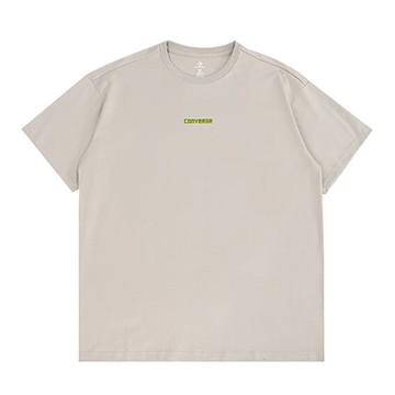 CONVERSE WORDMARK SONAR TEE 短袖上衣 男 米灰色_10026995-A02