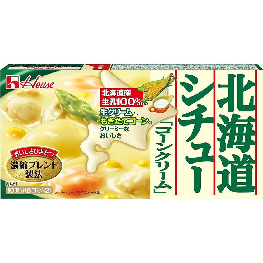 ハウス食品 北海道シチュー コーンクリーム 180g