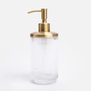 克萊歐直紋玻璃乳液瓶