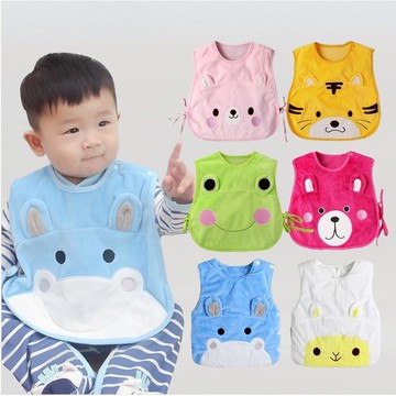 Augelute Baby童衣 水晶絨超厚保暖背心 嬰幼兒馬甲 鋪棉動物造型背心 動物臉譜 男寶寶 女寶寶  60323