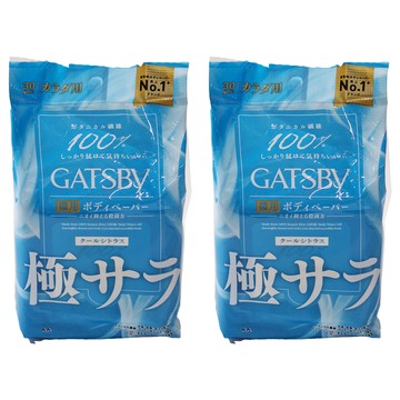 GATSBy 酷涼清爽身體濕紙巾 清涼柑橘  30張  2包