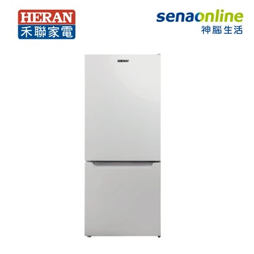 HERAN 禾聯 117L HRE-B1261U 雙門下冷凍櫃小冰箱 白