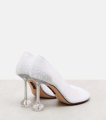 Loewe Toy 90 embellished mesh pumps