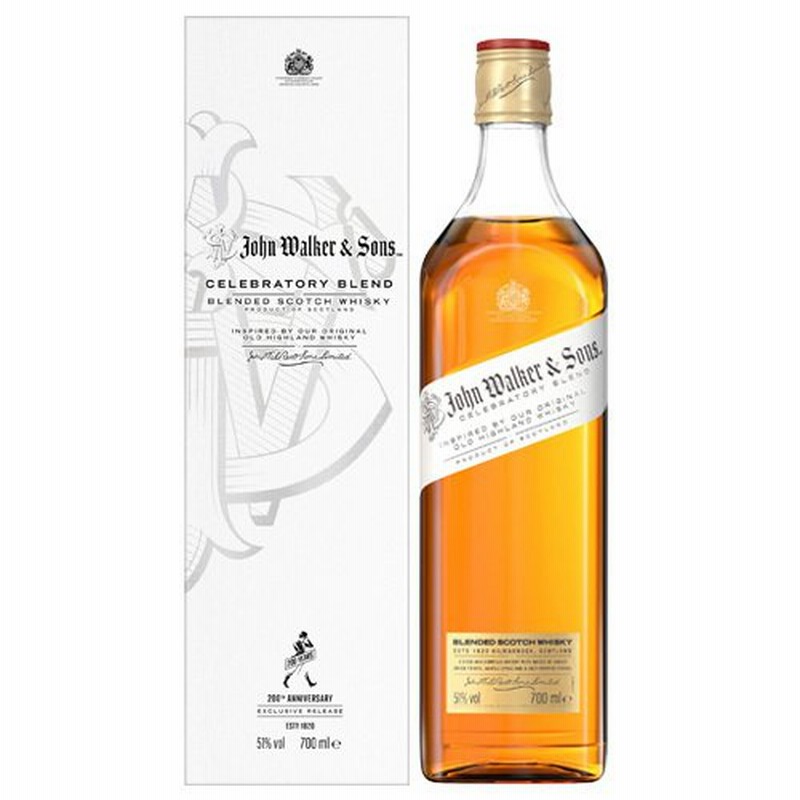 お取り寄せ ウイスキー ジョン・ウォーカー＆サンズ セレブラトリー・ブレンド 正規品 51度 700ml スコッチウイスキー ブレンデッド【家飲み  贈答用 ギフト】 | LINEショッピング