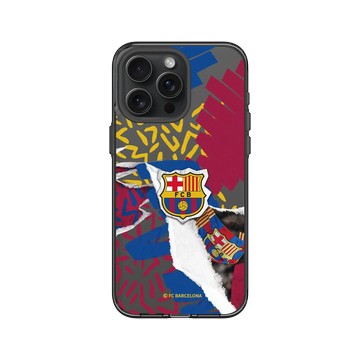 iPhone 15 Pro Max Clear 酷墨灰 - FC Barcelona - Creative Collage
