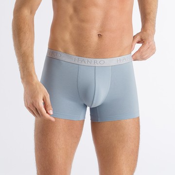 【HANRO】Cotton Essentials貼身四角男內褲(海藍)