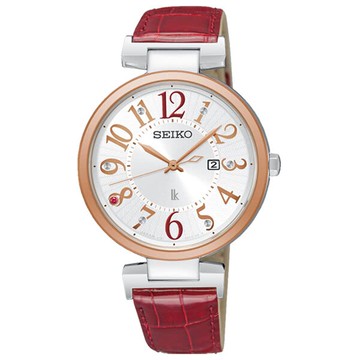 seiko SK037 精工錶 Lukia V137-0CW0R(SUT336J1) 限量太陽能時尚腕錶/白面 32mm｜樂天全館特惠中★指定刷卡回饋10%