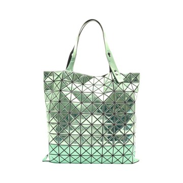 BAO BAO ISSEY MIYAKE 三宅一生 綠色 PVC塗層帆布 手提包 【二手名牌BRAND OFF】