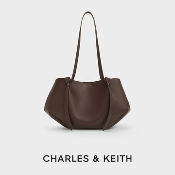【CHARLES & KEITH】熱銷補貨色 Calla 抓皺托特包｜大容量包款｜送禮推薦｜快速出貨｜小CK｜官方直營