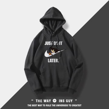 卡通聯名悟空連帽衛衣男百搭春秋薄款外套潮牌男生春季上衣ins潮