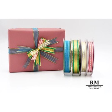 特惠套組 喜氣洋洋四色套組 緞帶套組 禮盒包裝 蝴蝶結 手工材料