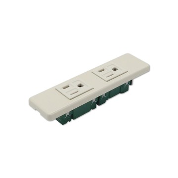 【朝日電工】 PN-2065 國際牌省空間接地雙連插座組