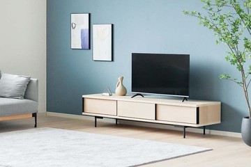 府中家具 MARUKEI木工 Dual 日本產家具 實木 電視櫃 黑胡桃木