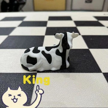 【臺灣出貨】3D 列印解壓奶牛套模型 手動拼裝組合 孩童休閒把玩 無毒安全材質 擺攤販售桌面陳列居家辦公卡通裝飾擺件玩具