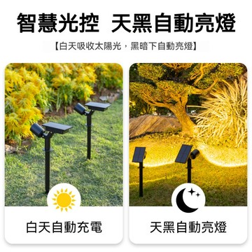 台灣現貨🎈高亮射樹燈 高亮太陽能射燈 戶外防水地插燈 草坪燈 家用氛圍 室外景觀 庭院燈 花園照樹燈 投射燈 草坪燈