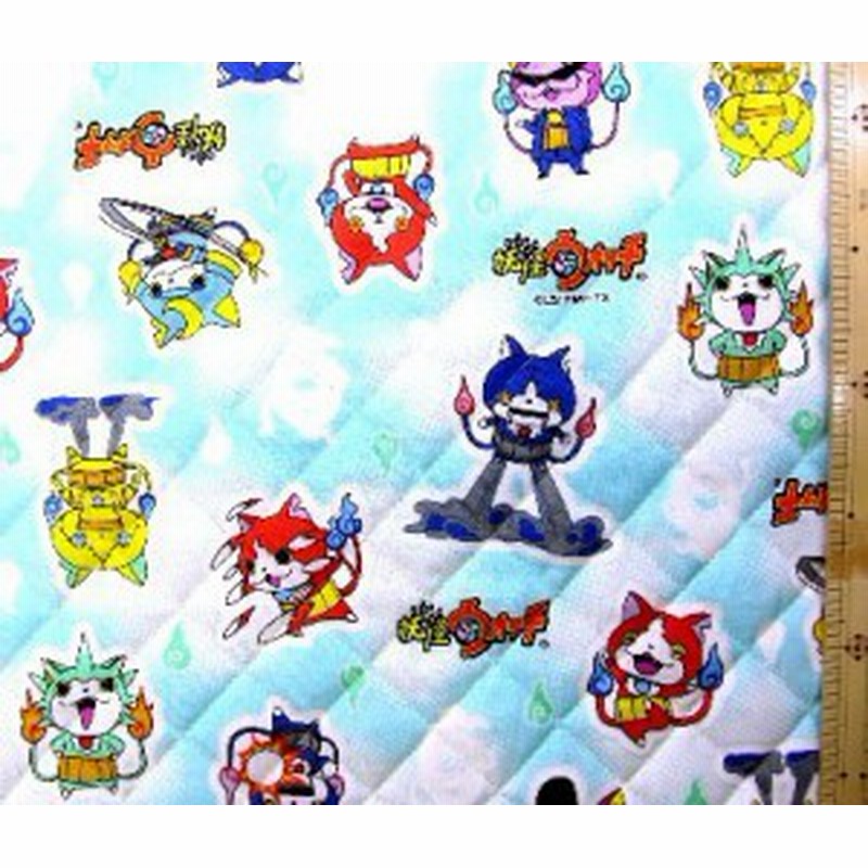 ｑキャラクター キルティング生地 妖怪ウォッチ ブルー ７ キルティング キル 通販 Lineポイント最大1 0 Get Lineショッピング