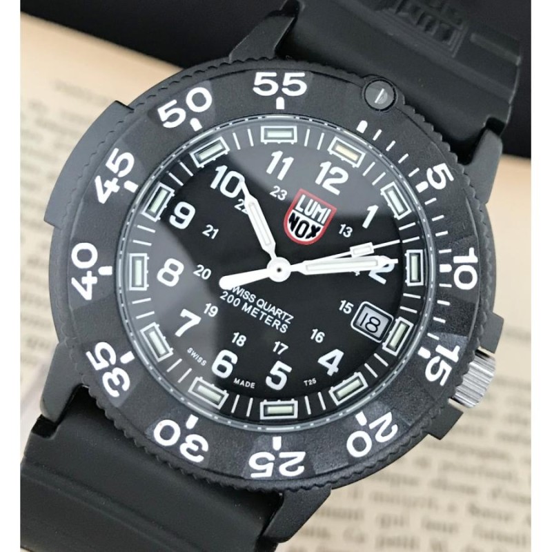 ルミノックス LUMINOX ネイビーシールズ 3000シリーズ 3900 V3 中古 クオーツ メンズ腕時計 カーボン ラバー |  LINEショッピング