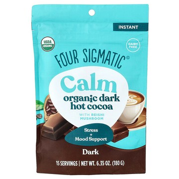 Four Sigmatic, Calm，有機熱黑可可，6.35 盎司（180 克）