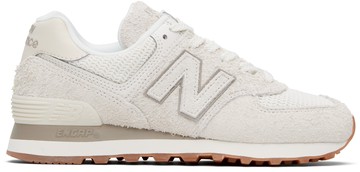 New Balance 米色 & 灰白色 574 运动鞋